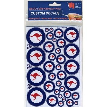 Royal Australian Air Force 100mmx2 decals